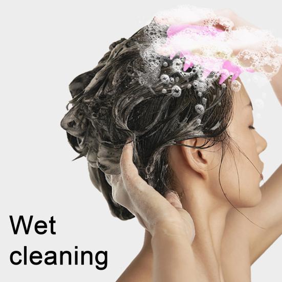 Szczotka do mycia włosów z zawieszką, wielokrotnego użytku, miękki silikon, masażer skóry głowy, bogata piana, głębokie oczyszczanie, narzędzie do pielęgnacji włosów w łazience