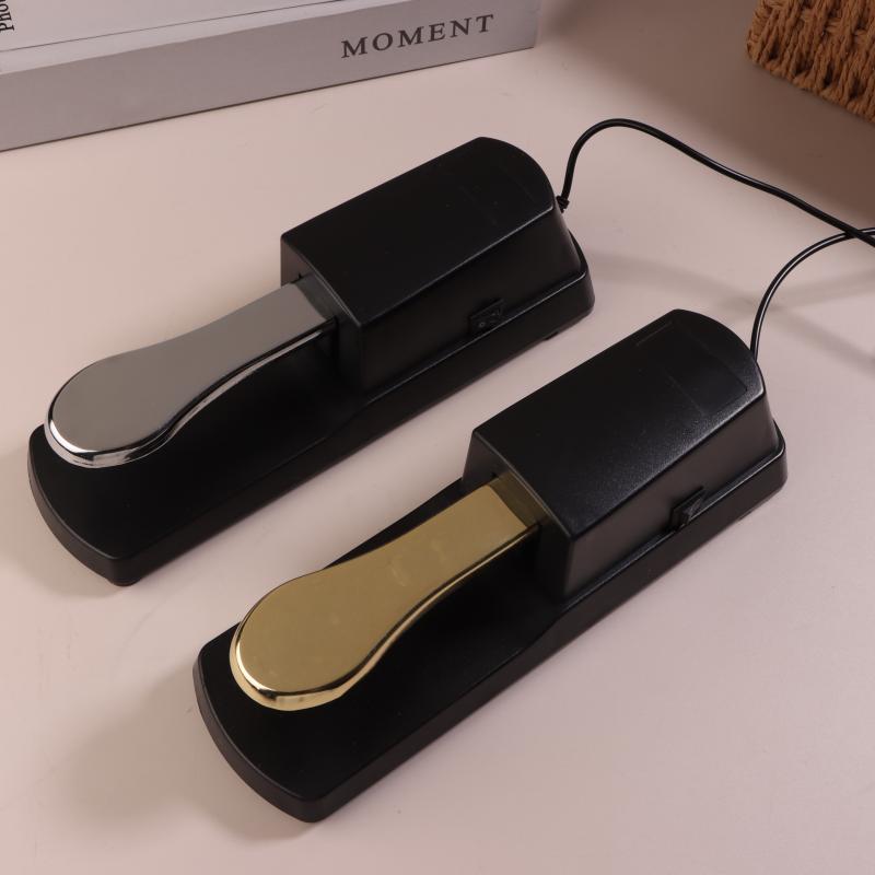 Sustain Pedal With Polarity Switch For Midi Keyboard Synth Digital Pianos Electric Piano Drum Musical Instrument Accessories