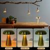 Mushroom Table Lamp Portable Cordless LED Desk Light Touch Control Night Light with 3 Color Dimming for Bedroom Living Room