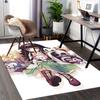 1pc Hannya Mask Anime Chair Mat - Cute Office Decor Carpet with Kawaii Characters for Desk, Home, Living Room, Bedroom, Game Room, Dormitory, Gift Ide