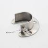 2PCS/Lot Wardrobe Bracket Heavy Duty Stainless Steel Rod Socket Flange Holder Closet End Support 19/22/25/32mm, U shaped