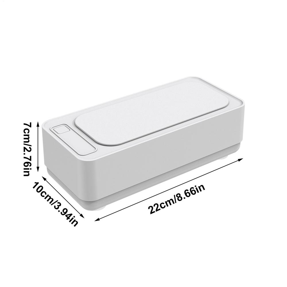 

Jewelry Cleaner Machine Portable Automatic Cleaning Tool Jewelry Cleaning Machine Ultrasonic Jewelry Ring Cleaner For Women Men білий