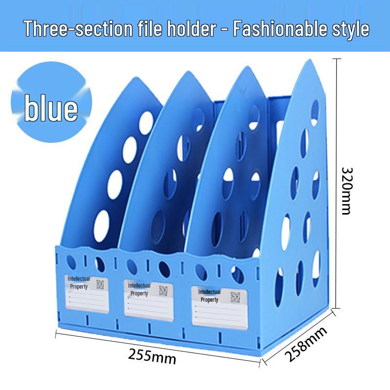 Four-Tier Desktop File Organizer with Storage Trays for Office Supplies