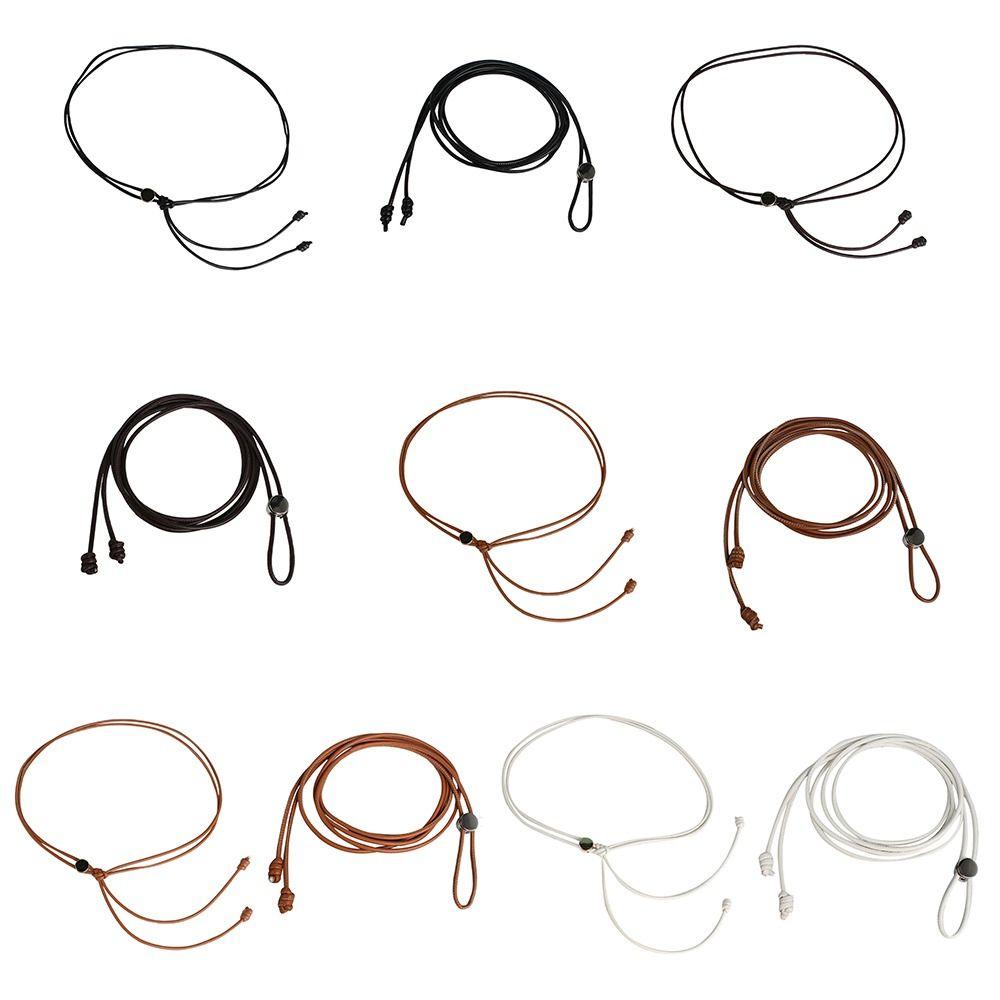 Nastavitelné provázkové pásky Měkký PU kůže Pletený pásek na pas Popruh Pro sukně Džíny Šaty Oblečení