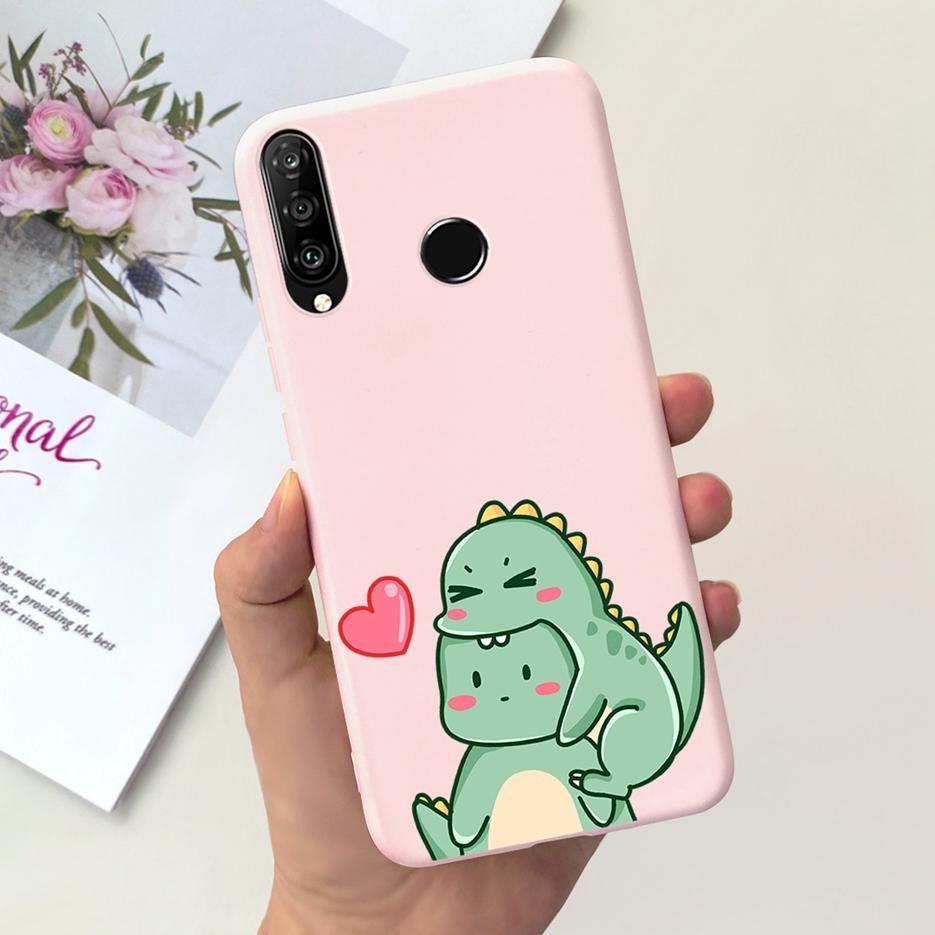 For Huawei P30 Lite Case Cute Fashion Carton Cover Soft Silicone Phone Case For Huawei P30 Pro P 30 Lite P30Lite Back Cover Bags