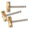 3 Stk Gitar Bridge-saler Messing Innfelt strengstøtte Erstatning for Stringed
