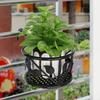 Metal Flower Pots Stand Hanging Potted Plant Rack Patio Garden Hanging Basket  Living Room