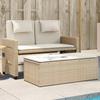 VidaXL Inclinable Garden Bench with Cushions, Patio Seat, Terrace Chair, Backyard Park Furniture Balcony 365820