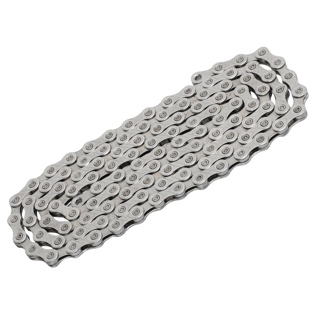 Bike Chain 116 Links 12 Speed Variable Speed Cycling Chain with Hook and Loop Link Block for Mountain Road Bicycle
