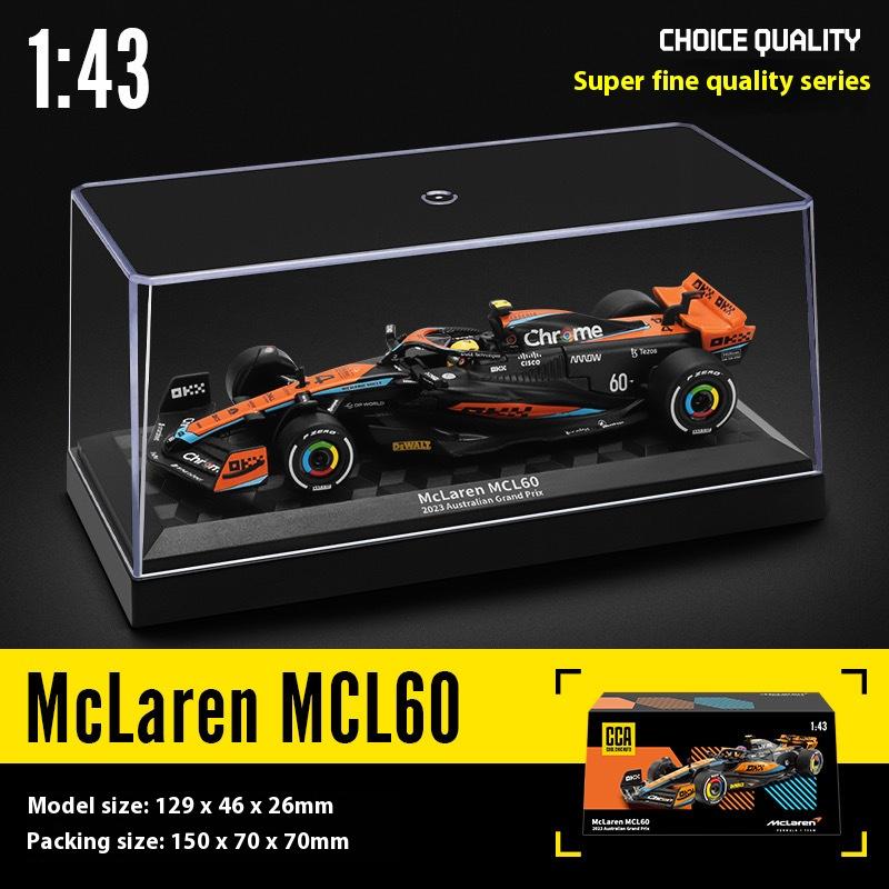 1:43 2023 McLaren F1 Team MCL60 4# Lando Norris 81# Oscar Piastri Australia Morocco British Alloy Metal Diecast Model Cars Hobby