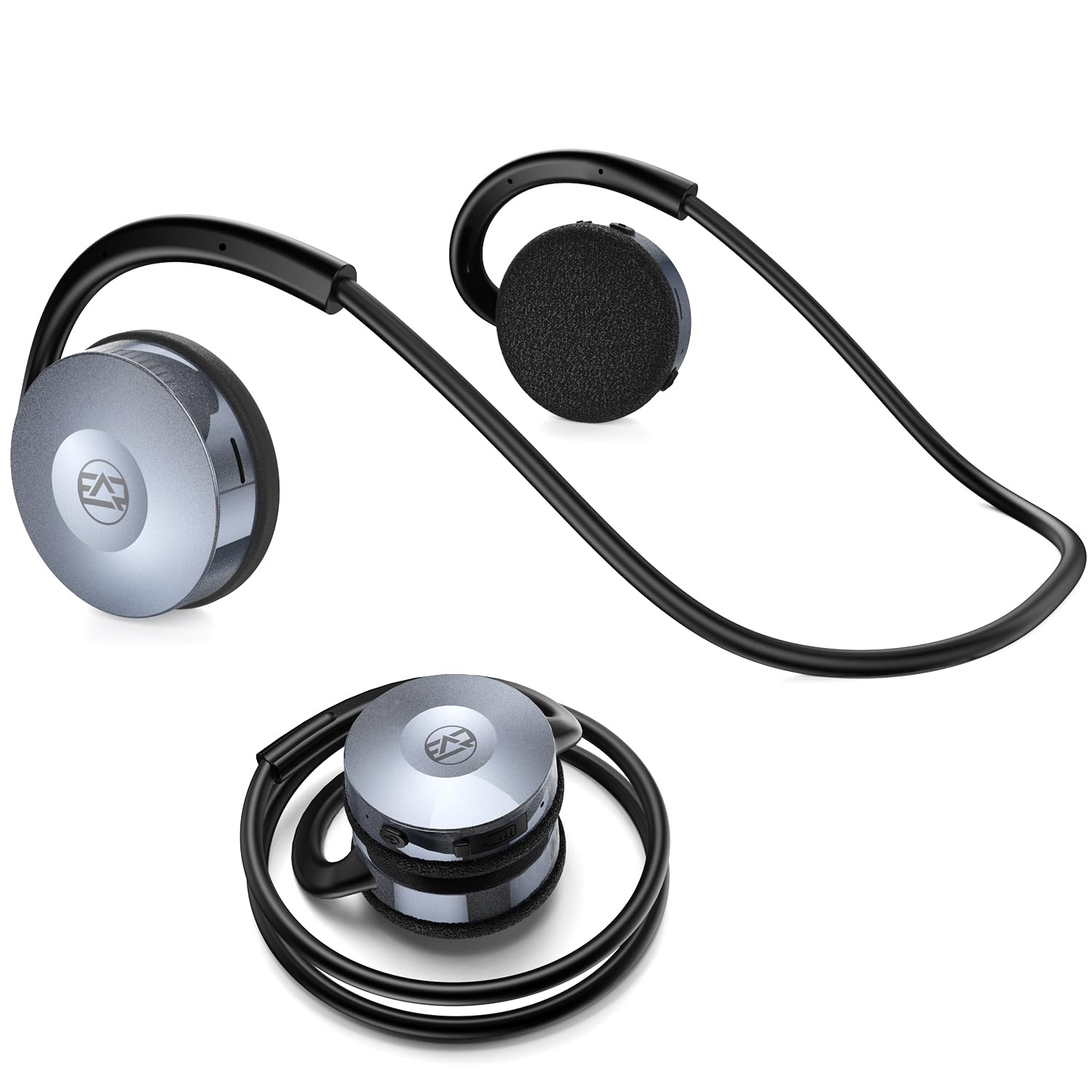 

Earaku Open Bluetooth Design Unprecedented in the Perfect for and Working from These Wireless Earbuds are Waterproof and with Physical Sound Leak and серый