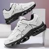 Men's Autumn New Leather‑Upper Sports Casual Shoes, Non‑Slip Wear‑Resistant Travel Shoes, Soft‑Sole Lightweight Running Sneakers