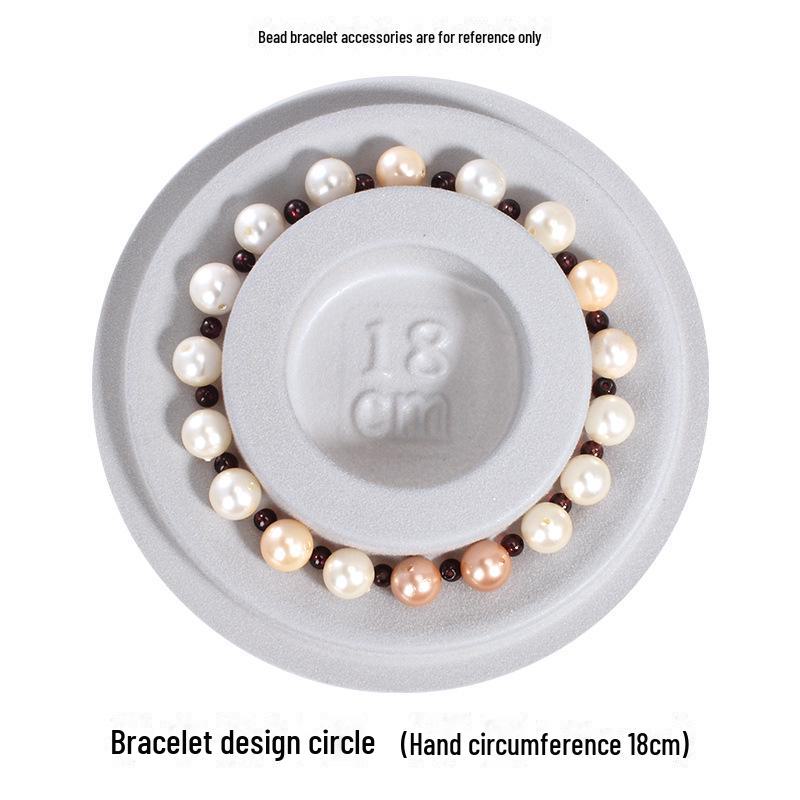 Sortierte Beflockte Schmuck-Präsentations- und Design-Tabletts für DIY-Armbänder und Halsketten