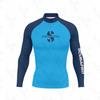 Long Sleeve Rash Guard Split Wetsuit Surfing Swimming Water Sports