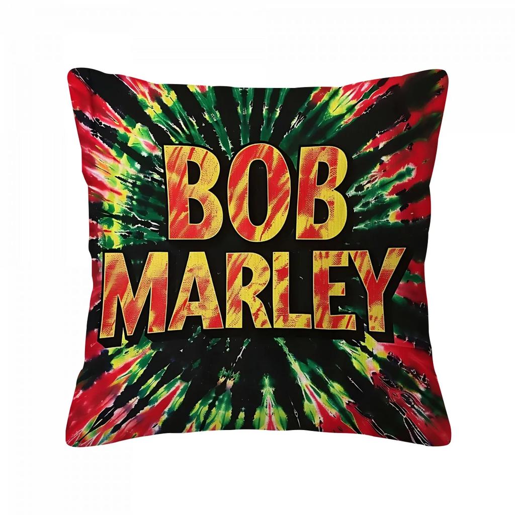Reggae Bob Marleys Pillowcase Anime Throw Pillow Covers For Living Room Cushions Home Decorations Interior Decoration Sofa Cover