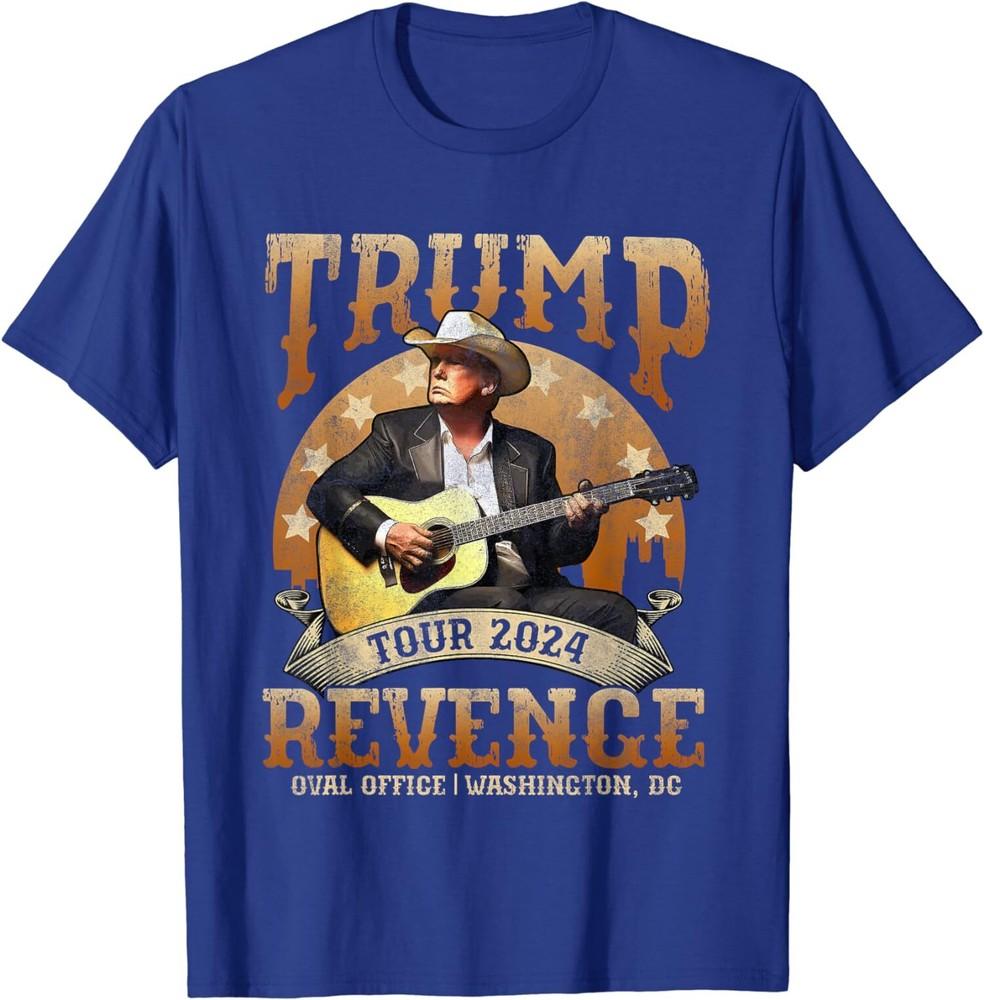 Trump Revenge Tour 2024 Funny Vote For Men Women Patriotic T-Shirt Unisex T-Shirt