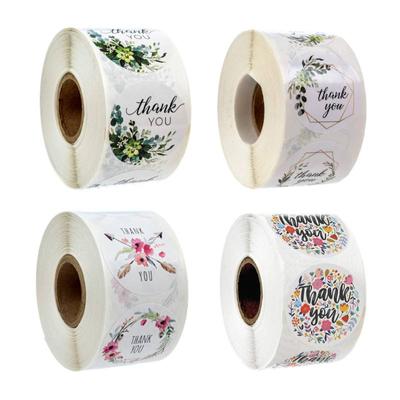 500ks květinové samolepky s poděkováním Scrapbooking pro štítky s pečetí balení Vlastní samolepka Dekorace Svatební samolepka