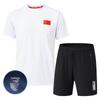 Ice Silk Quick-Dry Athletic Set: Summer Short Sleeve T-shirt & Shorts for Running & Martial Arts (Unisex)