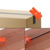 100pcs Double Edged Plastic Razor Blade Car Wrap Sticker Squeegee Window Glass Clean Scraper Car Accessories Label Clean Razor Glue Remover