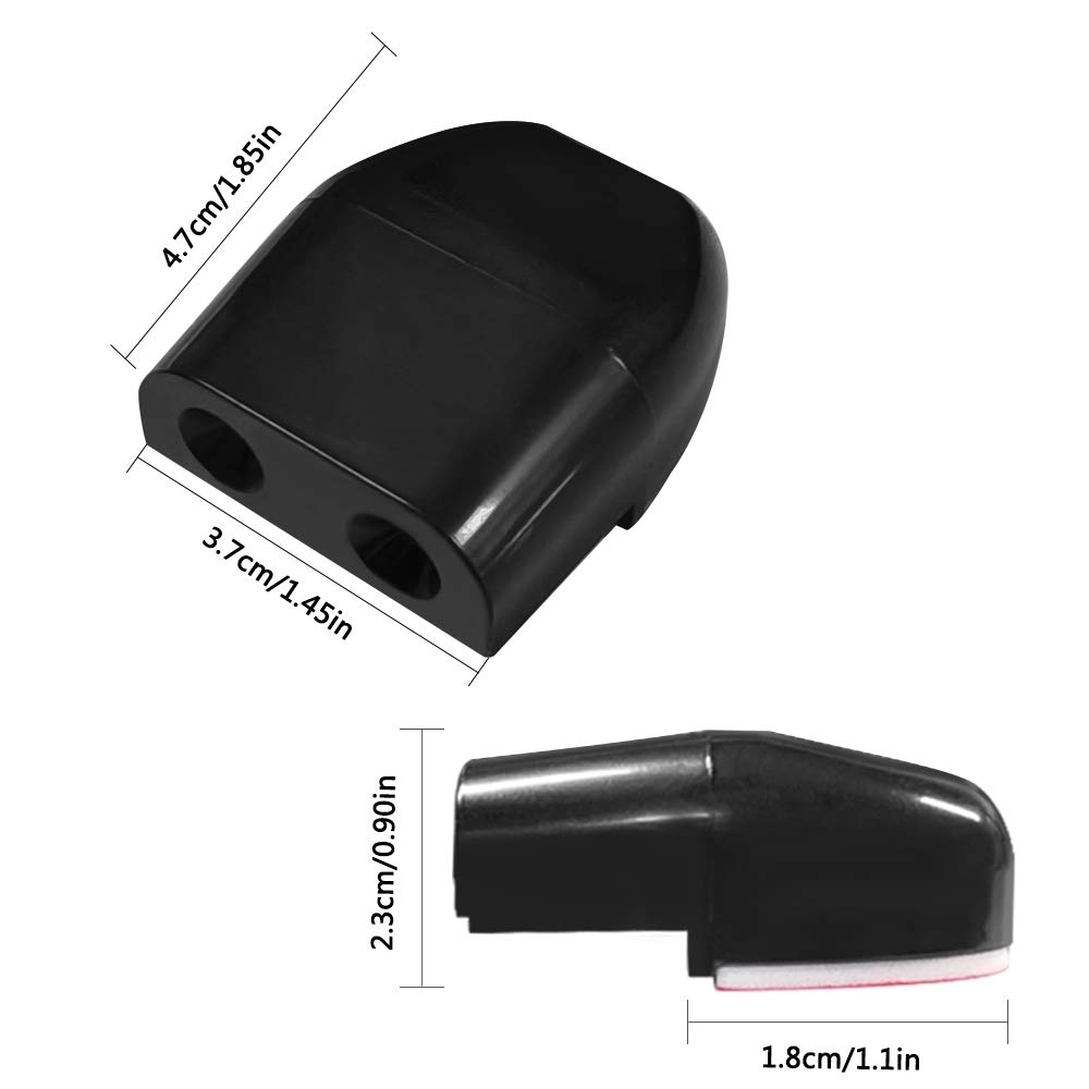 3 Pairs (6pcs) Deer Whistles FineGood Truck Motorcycle Car Plastic Deer Whistles Alarm Road