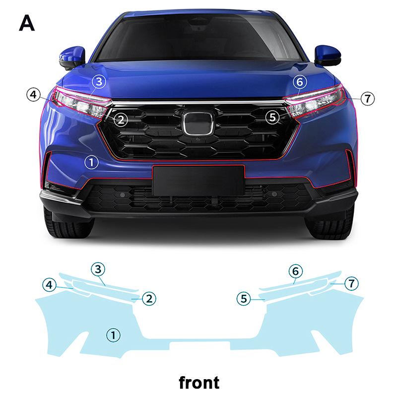 Honda CRV Invisible Anti-Scratch Paint Protection Film