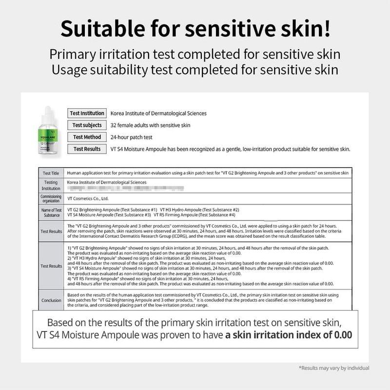 VT - Squalane S4 Moisture Ampoule