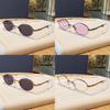 Fashion Oval Frame Sun Protection Glasses With Uv400 For Casual Women