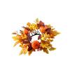 Fall Maple Leaf Vegetable Candle Wreath For Thanksgiving Ornament