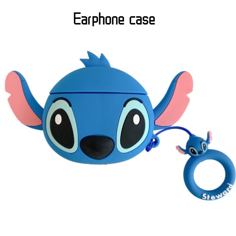 Cartoon Silicone Protective Case For Airpods I9/i11/i12/inpods12 Anti-drop And Portable