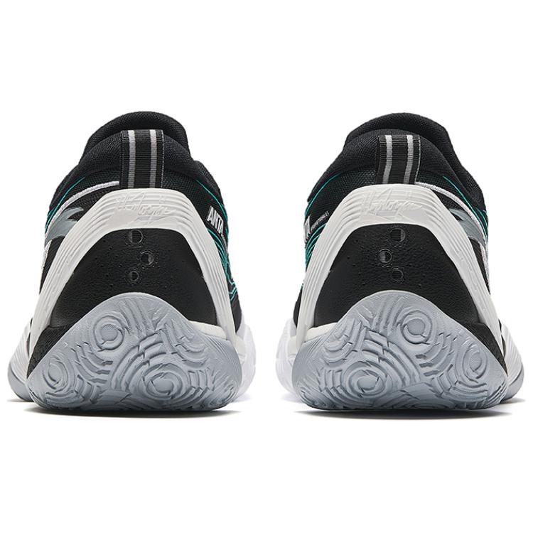 New Anta Three Point Rain1.0 V2 Cement Killer Cushioning Slip Resistant Low Top Basketball Shoes Men's Blue Gray 912421102S-4