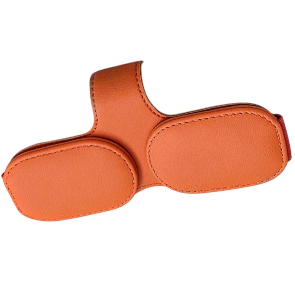 

ARESACHI Держатель для солнцезащитных очков Держатель для очков в автомобиль Козырек от солнца Зажим для хранения карт (оранжевый)