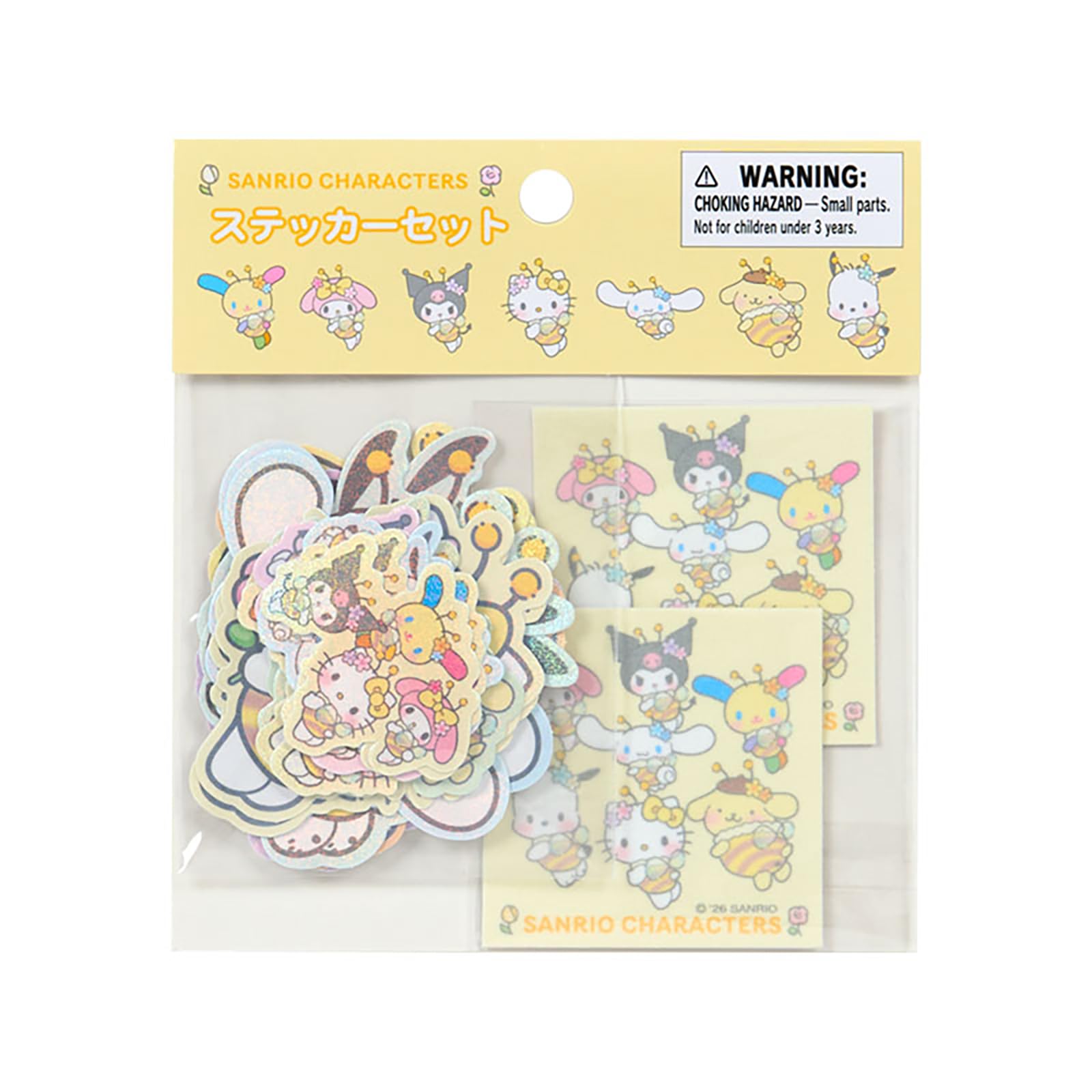 

Sanrio Flower Loving Bee Sticker Set Sanrio Characters 793582