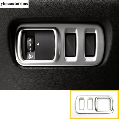 Car Headlight Head Light Lamp Adjust Control Switch Button Cover Trim For Renault Captur Clio 4 2014 - 2018 Accessories Interior