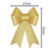 Christmas Bow Red Gold Xmas Tree Large Bowknot For Home Decoration Wedding Navidad New Year Party DIY Hanging Decor