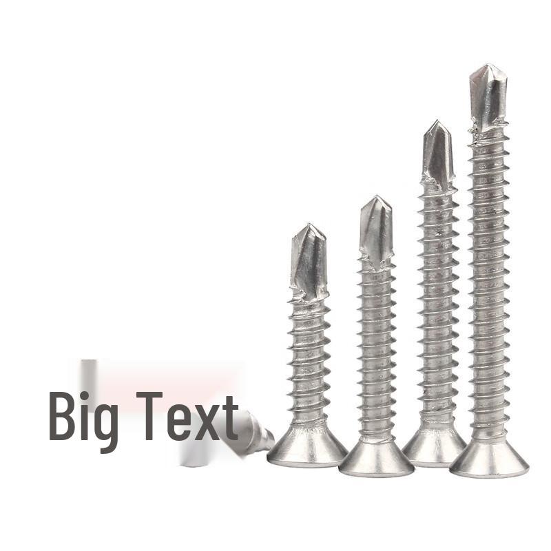 

Long Zhan 410SS Blue-White Zinc Plated Cross Flat Head Self-Drilling Screws