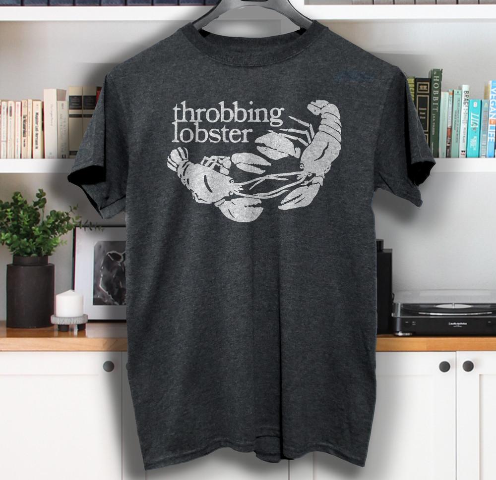 Throbbing Lobster records tee shirt  T shirt short sleeve screen print    Unisex T-Shirt M