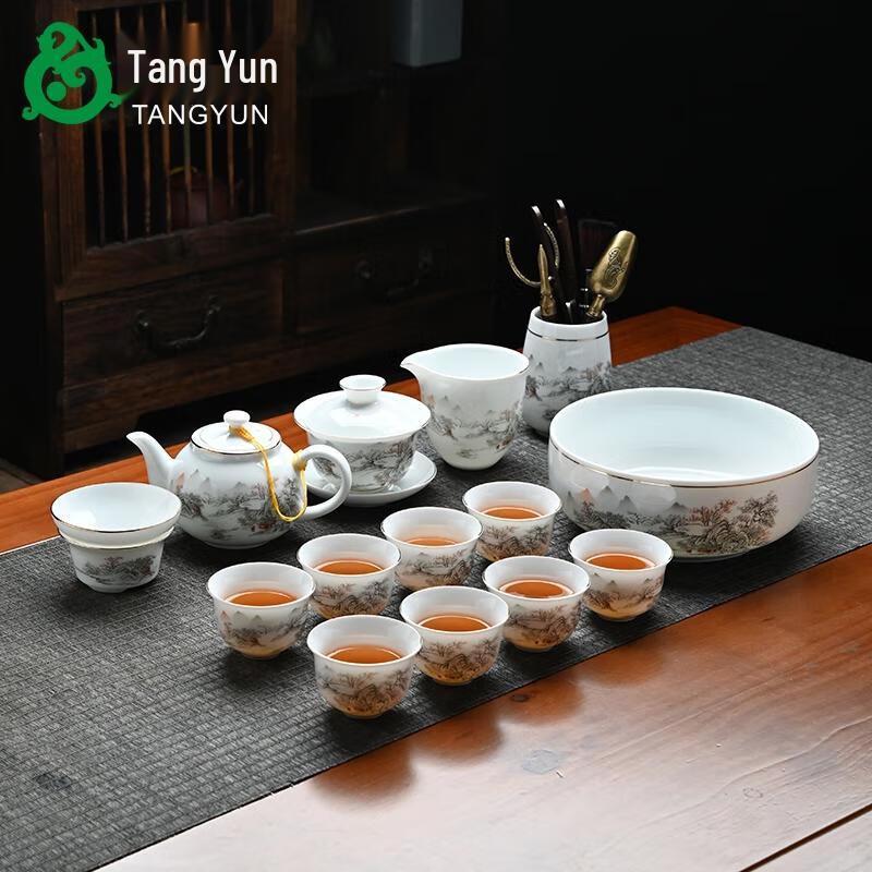 HANDUNYOU Landscape Home Heat-Resistant Glass Tea Cup