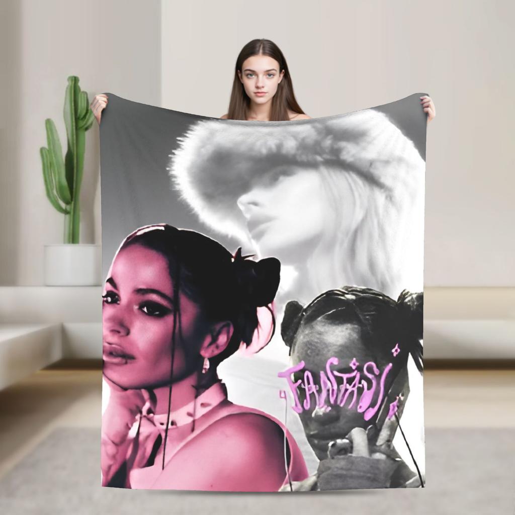 Soft Blanket Travel Office Singer TINI STOESSEL Futtura Album 2025 Throw Blanket  Flannel Bedspread For Bedroom Sofa Bed Cover