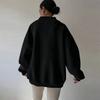 Women's Casual Fashion Solid Color Long-sleeved Loose Round Neck Sweatshirt