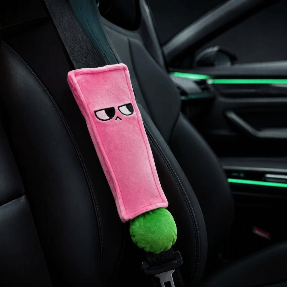 Novelty Long Strip Plush Pillow Soft Car Seat Protector Cute Stuffed Toy Car Seat