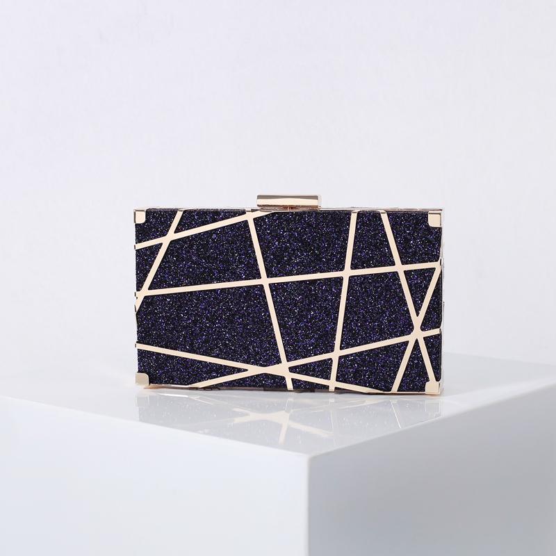 

Black Cutout Evening Clutch Luxury Designer Wedding Party Bag Crossbody Shoulder Handbags Small Cosmetic Wallet Phone Purses