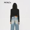 MO&Co. Women's Turtleneck Slim Fit Top
