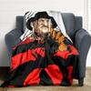 1pc A Nightmare On Elm Street Flannel Throw Blanket - HD Printed Lightweight Soft Warm All-Season Blanket for Sofa, Bed, Travel, Camping 070