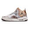 Courtside 23 Dawn Rezistent la abraziune Rezistent la abraziune Pantofi de baschet vintage cu tops mediu Unisex Alb Gri Maro HV1812-221(Echipa864-)