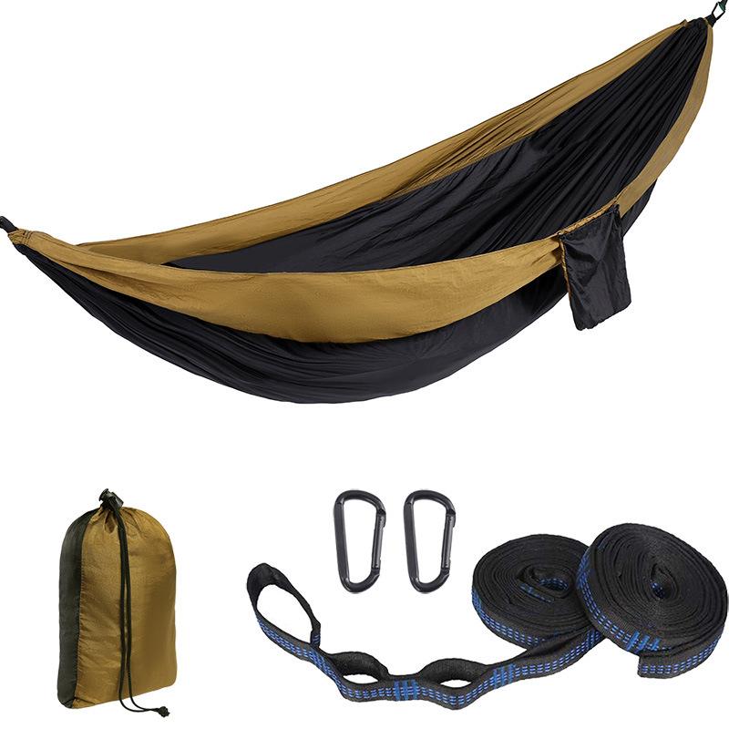 Parachute Cloth Hammock Outdoor Camping Swing 300*200 Double Lengthened and Widened Ultra-light Supplies
