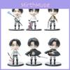 Unique Attack On Titan Eren And Levi Pvc Figures 10cm Gashapon Toys For Stylish Home And Car Decoration