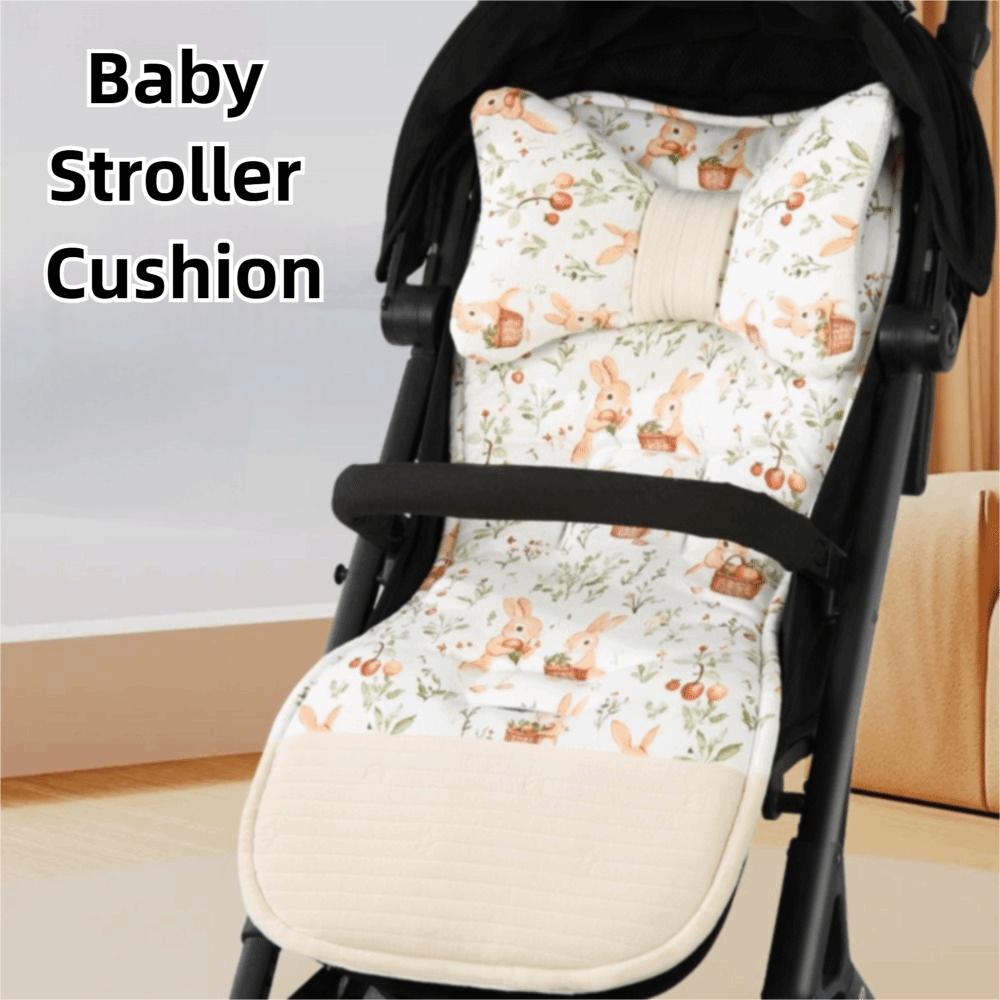 Bequeme Kinderwagen-Sitzauflage Weiches Baby-Sitzkissen Süßes Baby-Kinderwagenkissen Säuglingskomfort