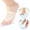 1 Pair Foot Thong 5 Toes Paw Pad Ballet Dance Forefoot Half Protective Shoes (M)