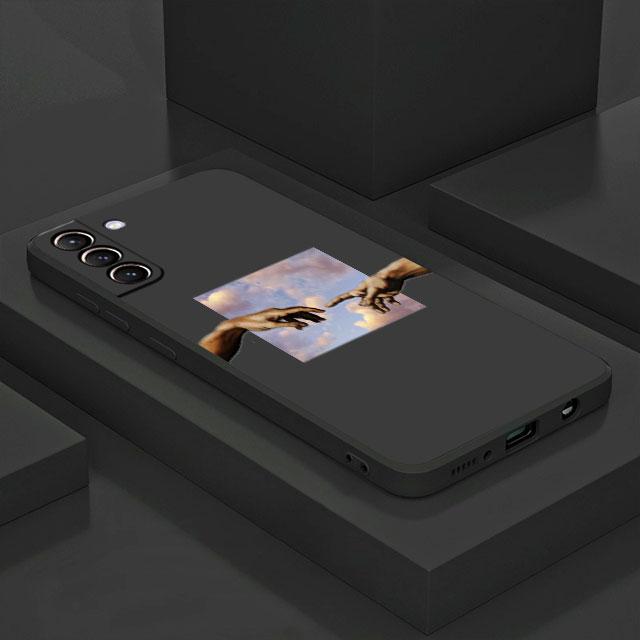 

Чехол с изображением цветов и сердца для Samsung Galaxy S20 S22 Ultra S21 FE S10 S9 Plus Note 20 10 Lite 9, мягкий чехол для телефона Samsung S22 5G