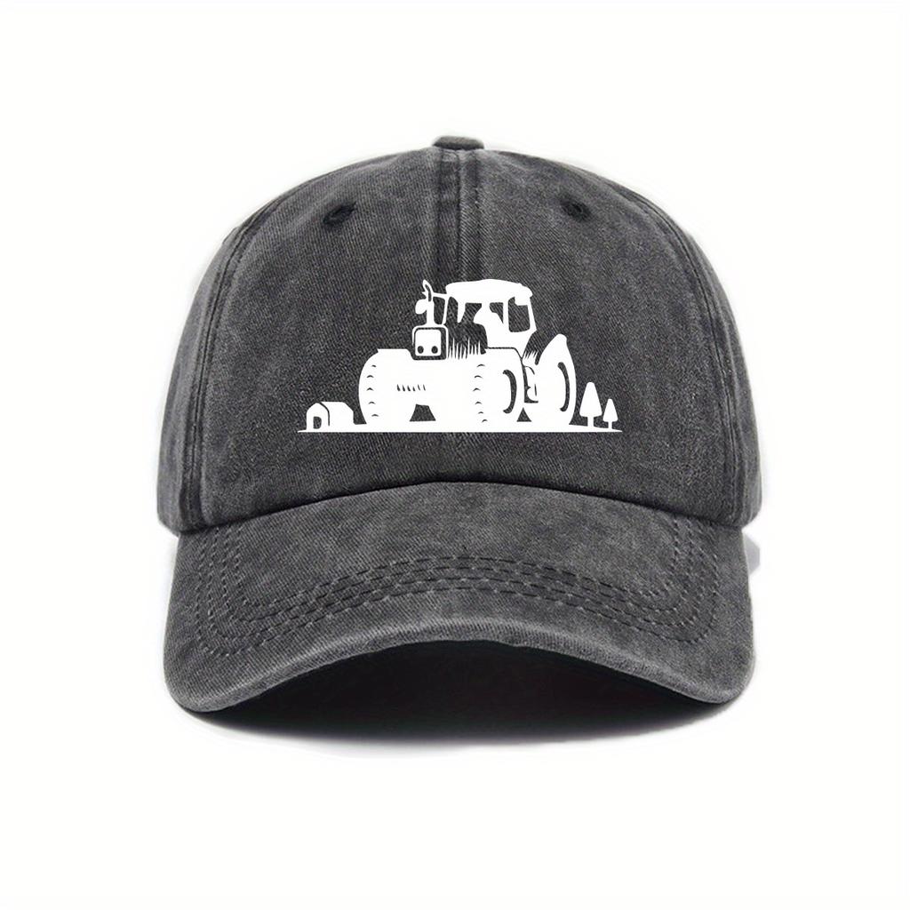 Retro Washed Baseball Cap Adjustable Sun Protection Fashionable Outdoor Activity Dad Hat